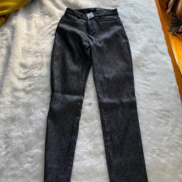 Banana Republic Pants - BANANA REPUBLIC NEW Grey Metallic Sloan Pant